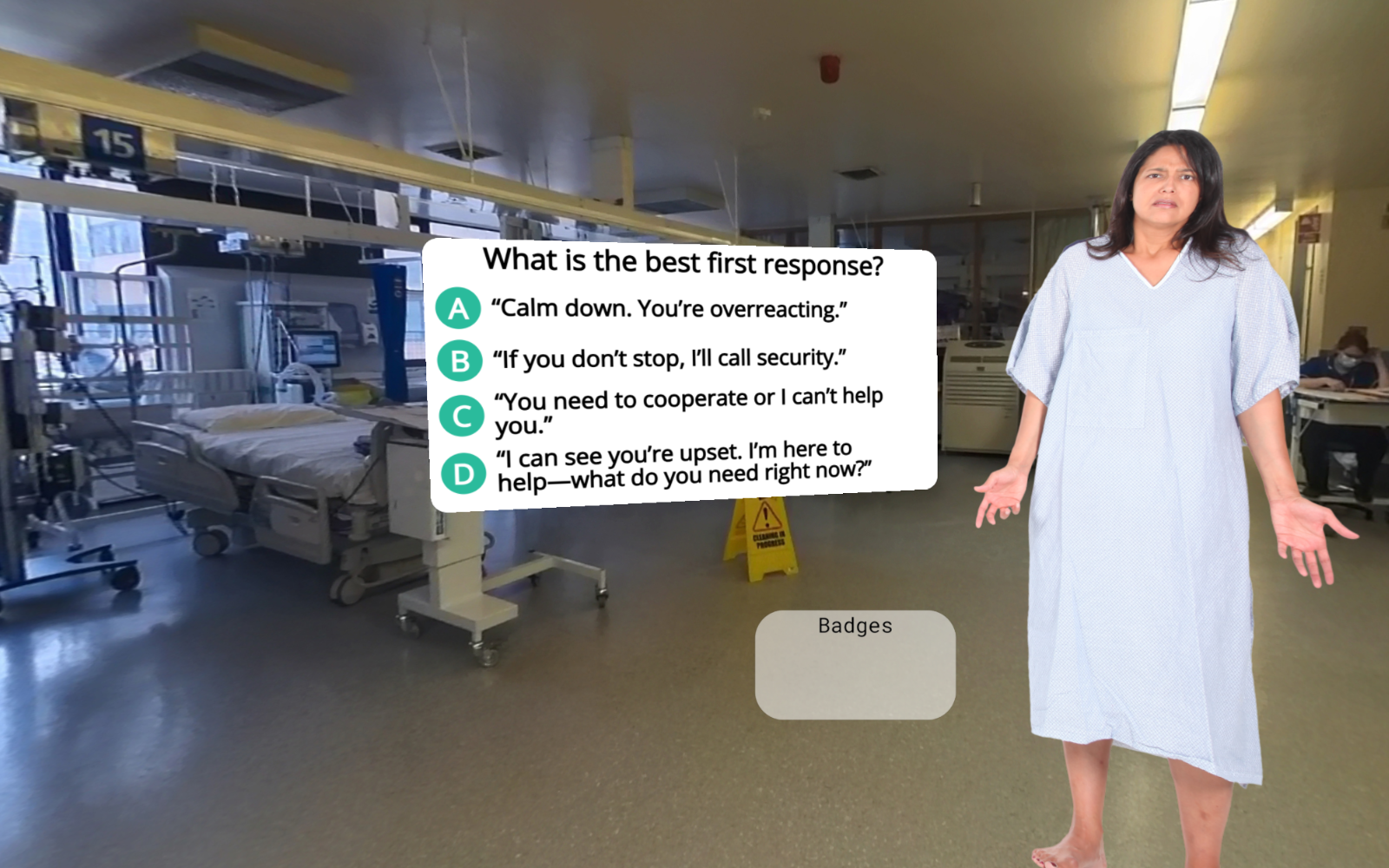 REHEARSE healthcare scenario